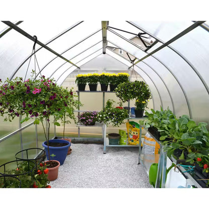Bella 8 Ft. X 12 Ft. Silver/Diffused DIY Greenhouse Kit